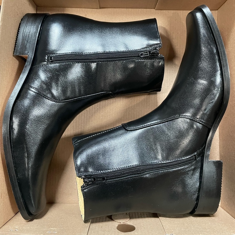 El Besserro Mens Casual Ankle Boots Zipper
